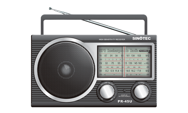 Sinotec FM/MW/SW Portable Radio