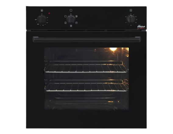 Univa Oven Built-in 84Ltr Black Eye Level