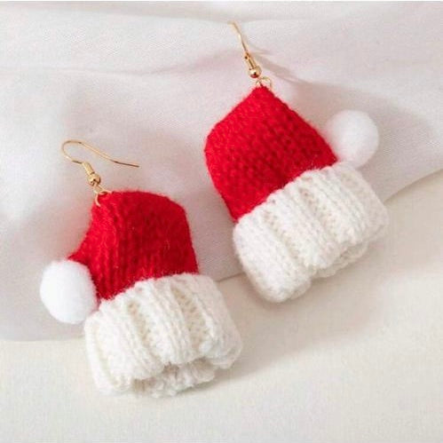 Ladies Christmas Hats decor Earrings