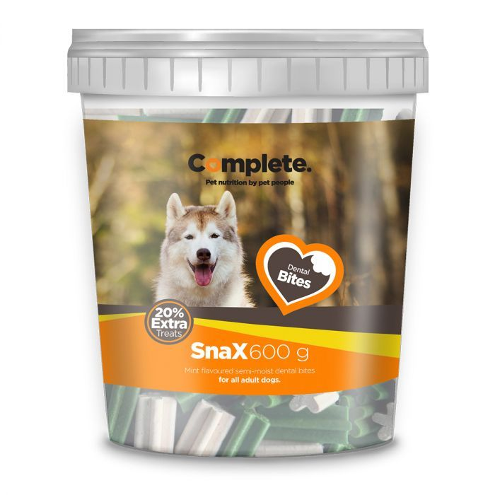 Complete Dog Snax Mint Dental Bites Semi-moist - 600g