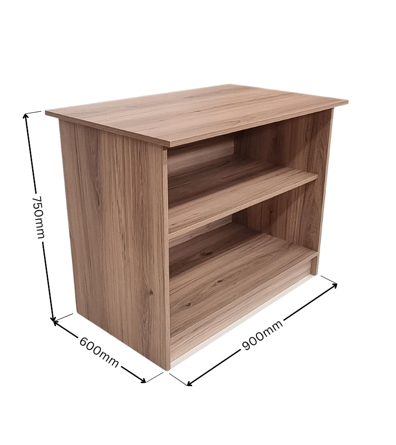 London 2 Shelf Cabinet 90cm