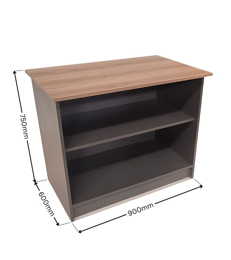 London 2 Shelf Cabinet 90cm