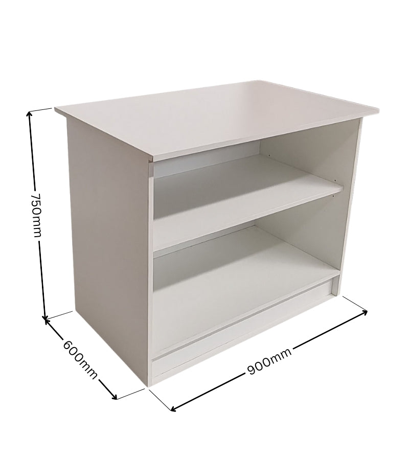 London 2 Shelf Cabinet 90cm