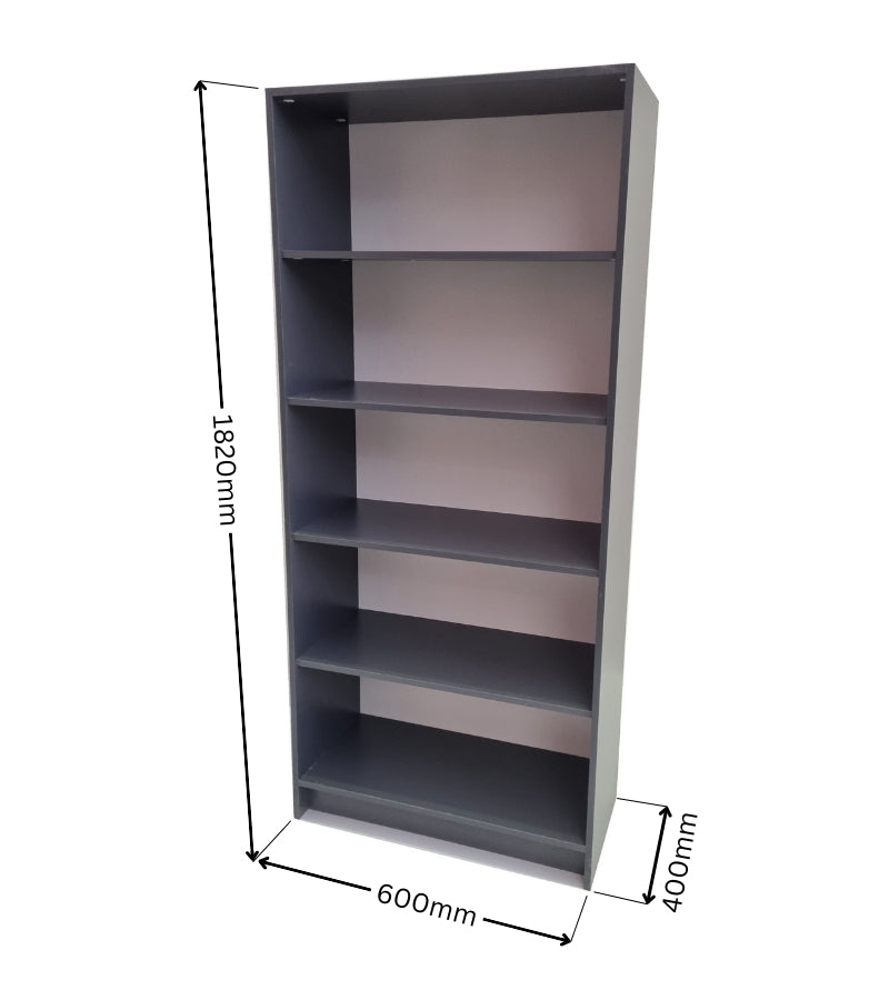 Oxford 5 Shelf Book/Filing Cabinet 60cm