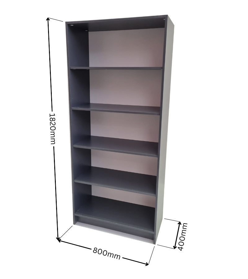 Oxford 5 Shelf Book/Filing Cabinet 80cm