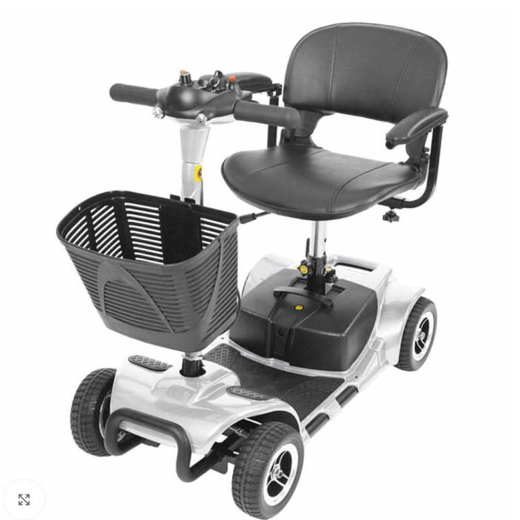 Mobility Scooter – with 360 degree moving seat Silver