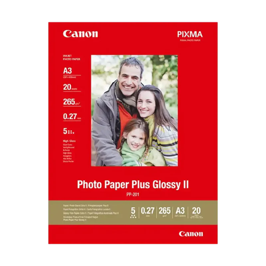 Canon PP201 Glossy Photo Paper (A3 - 20 Sheets)