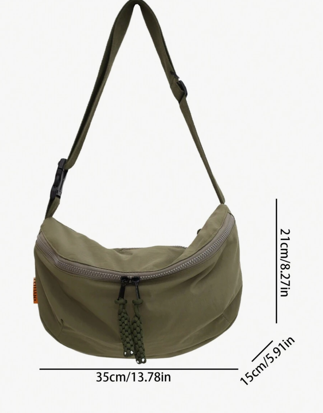 New Imported Ultra Lightweight Waterproof Nylon Cloth Bag, Versatile Shoulder Crossbody Bag, Nylon Lightweig