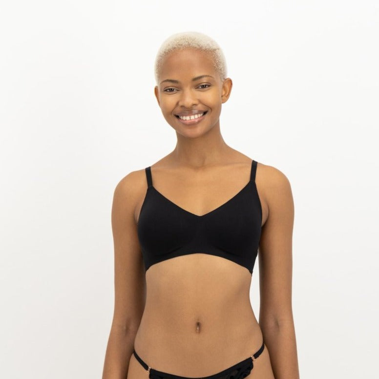 Strappy Padded non-wire Comfort Bra