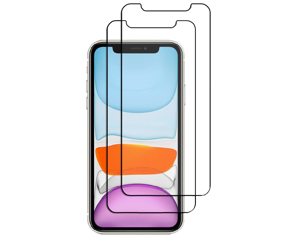 Protective Tempered Glass for iPhone 11 - Pack of 2