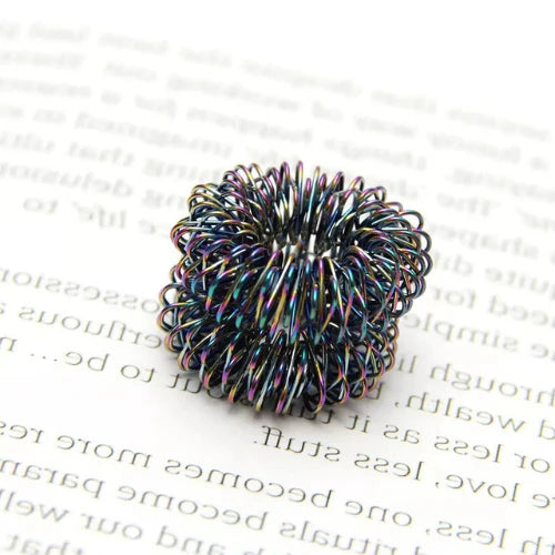 Spiky Finger Rings Rainbow (Pack of 5)