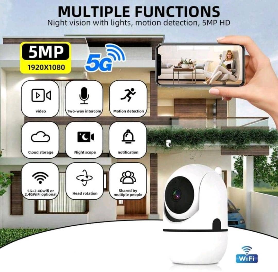 8MP Ultra-clear 5G Dual-band Wifi Camera