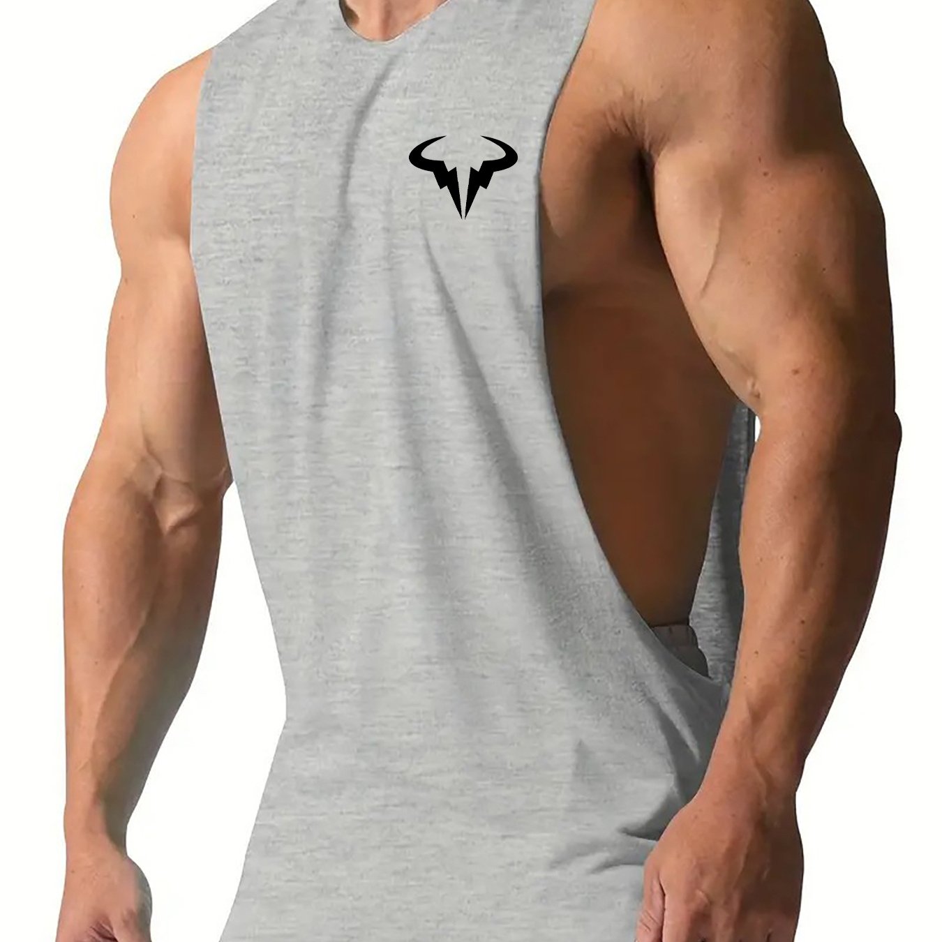 Men's Quick-Dry Athletic Tank Top - Breathable, Moisture-Wicking Sleeveless Shirt for Gym & Casual Wear, Summer Fashion