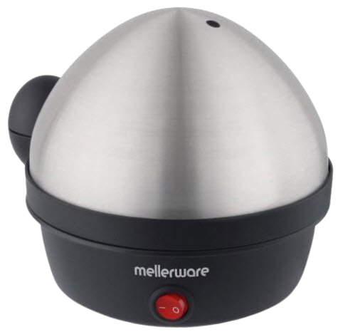 Mellerware Egg Boiler 7 Egg Capacity S/Steel & Black 350W