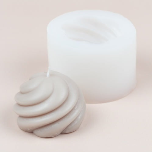 Cream Puff Silicone Candle Mould