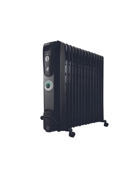 DeLonghi Oil Heater - 14 Fin Black