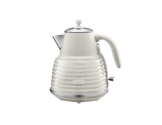 DeLonghi Scultura Selections Kettle: Limestone White