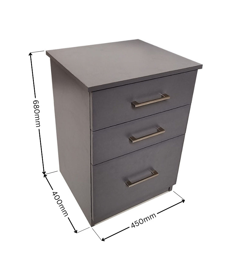 Cambridge 3 Drawer Pedastal