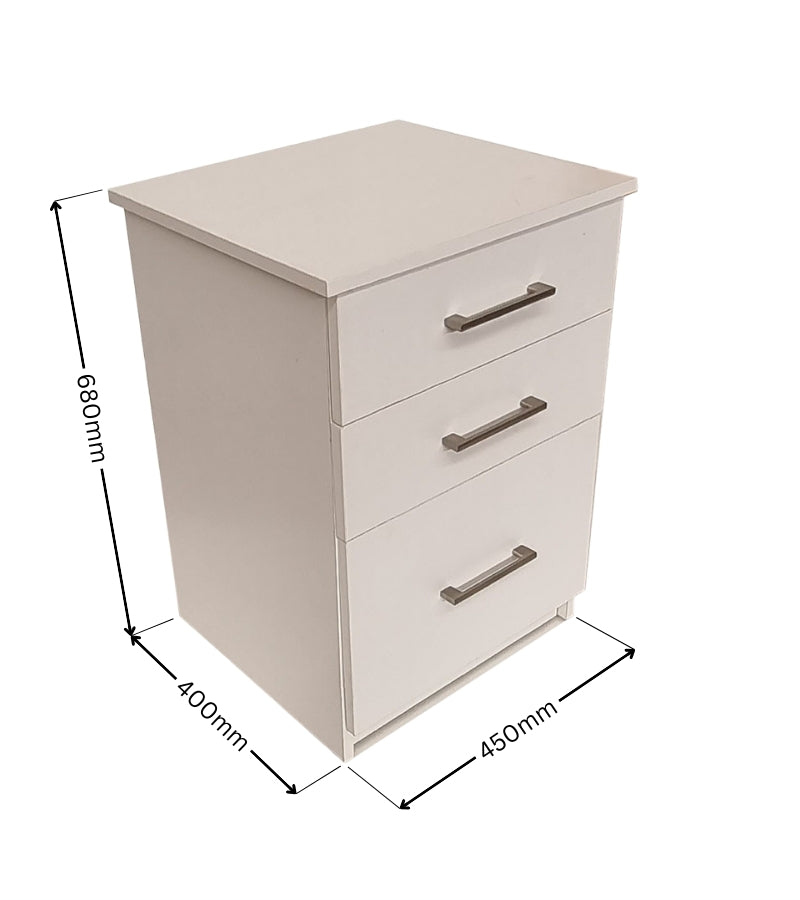 Cambridge 3 Drawer Pedastal