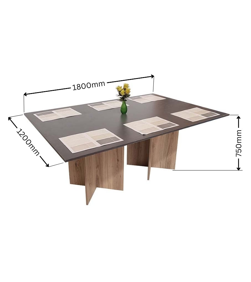 Cardiff Conference Table Square 180cm