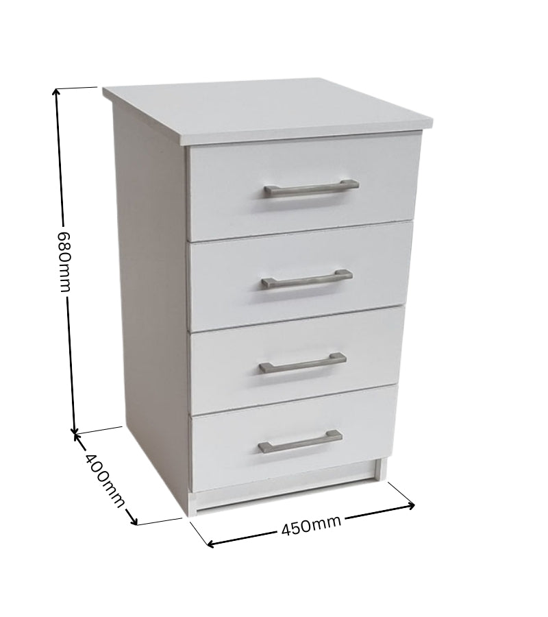 Cambridge 4 Drawer Pedastal