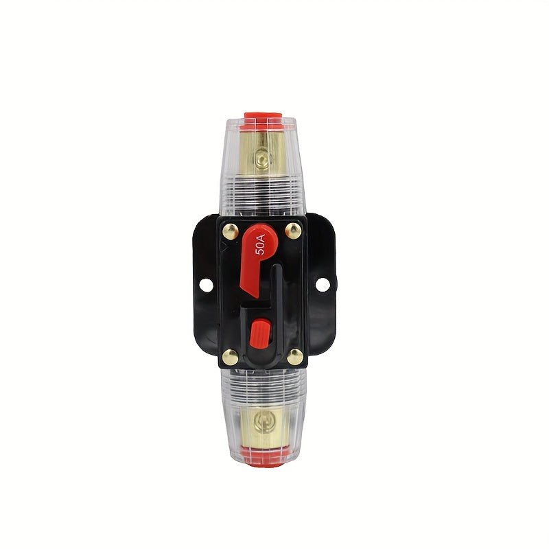 Automobile, Yacht, RV, etc. Resettable Circuit Breaker, Audio Modification Circuit Protector, Automatic Recovery Seat Belt