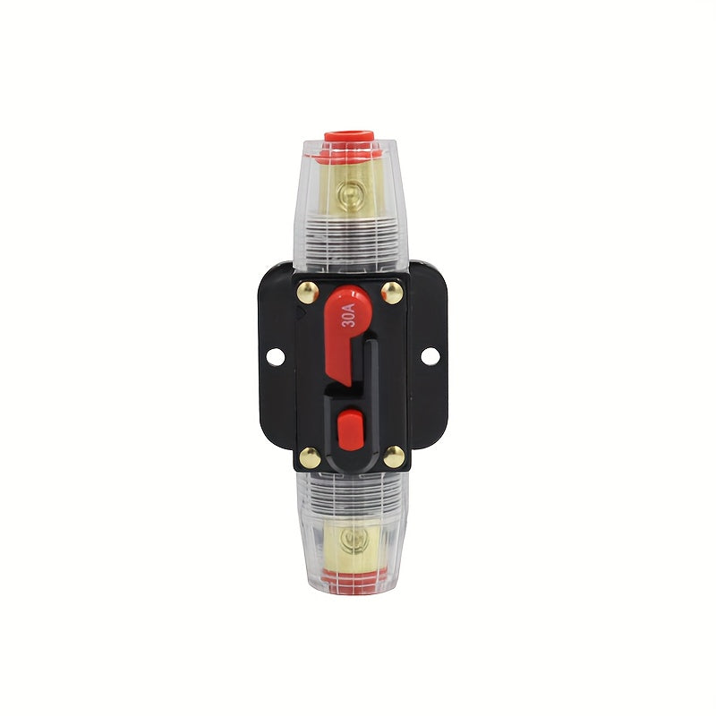 Automobile, Yacht, RV, etc. Resettable Circuit Breaker, Audio Modification Circuit Protector, Automatic Recovery Seat Belt