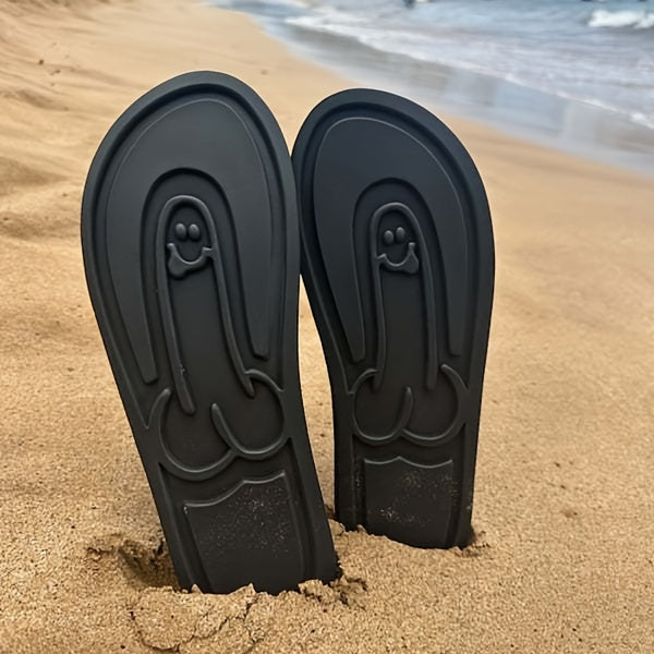 Fun & Quirky Quick-Dry Sandals - Comfortable Slides for Men & Women, Ideal for Summer Vacations