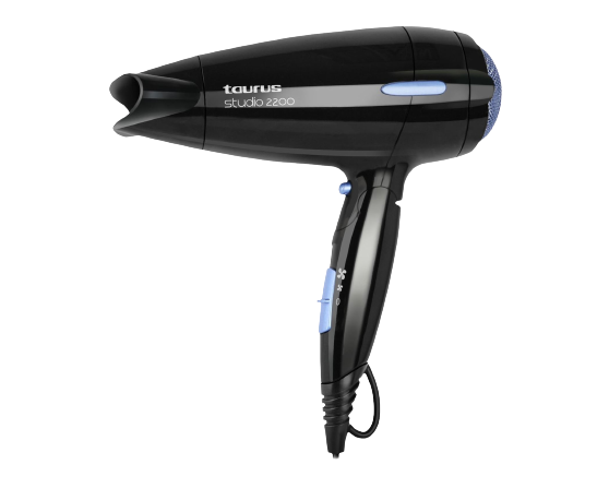 Taurus Hair Dryer With Diffuser Black 2200W Studio 2200