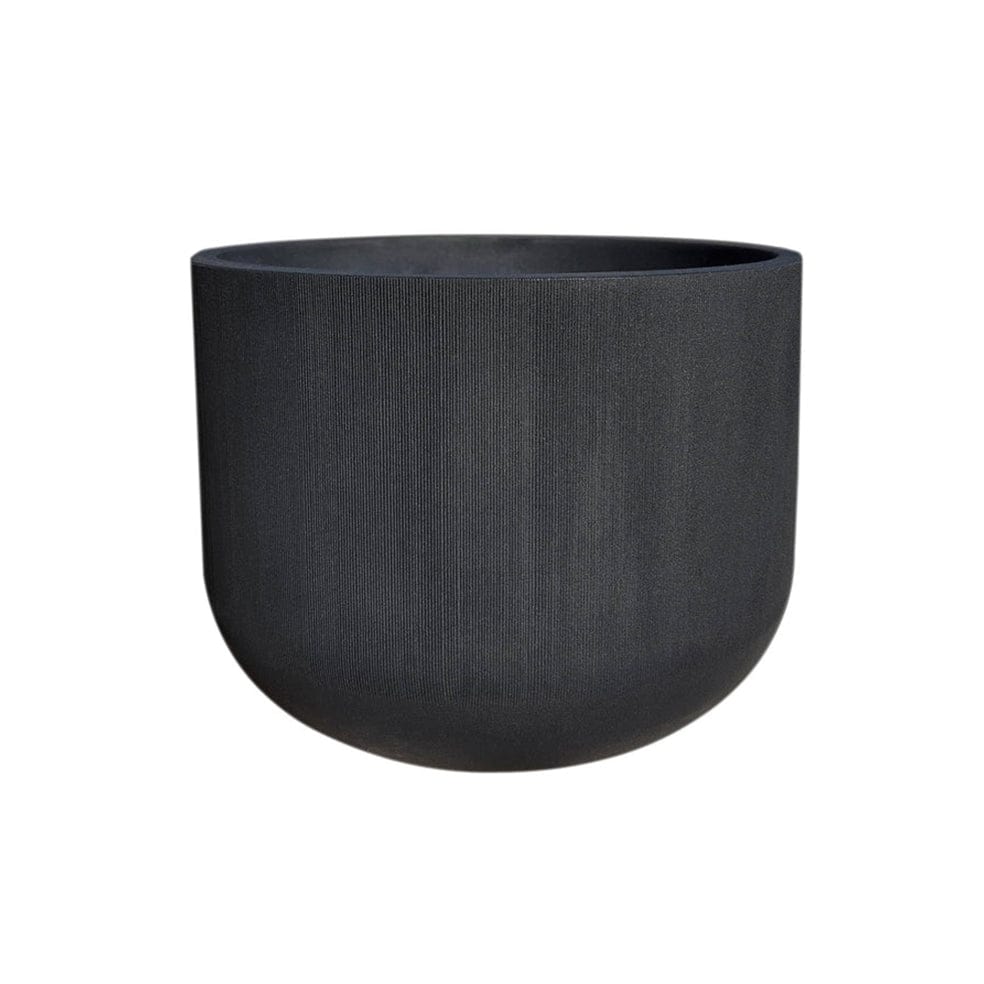 Fringe Round Japi Planter Black