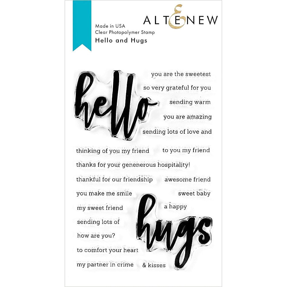 Altenew Hello and Hugs Stamp Set