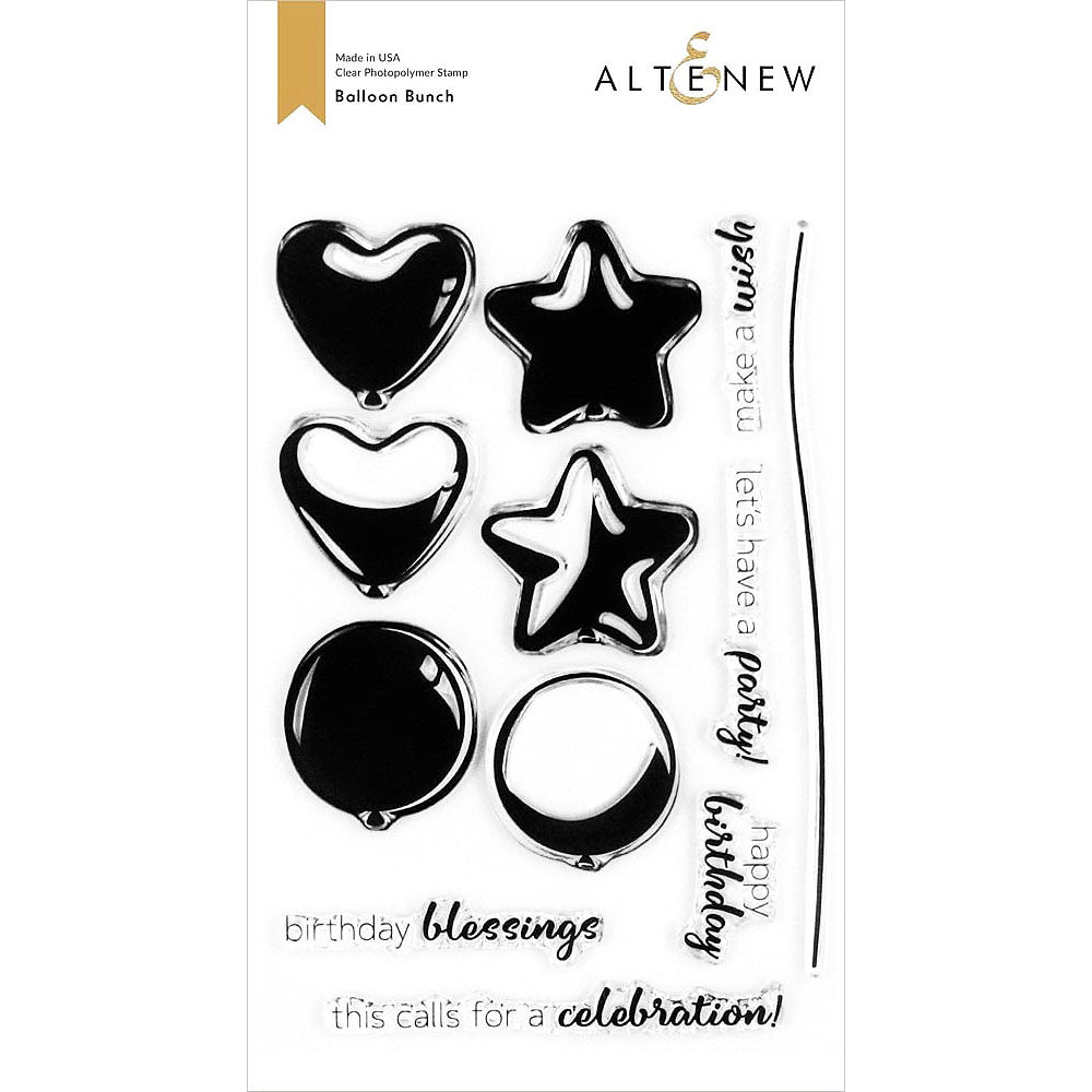 Altenew Balloon Bunch Stamp Set