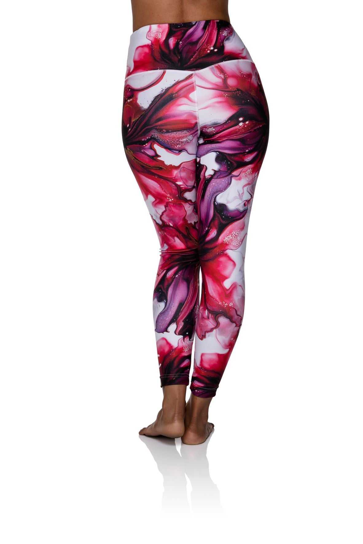 Camellia : Active Leggings - High Rise and Seamless