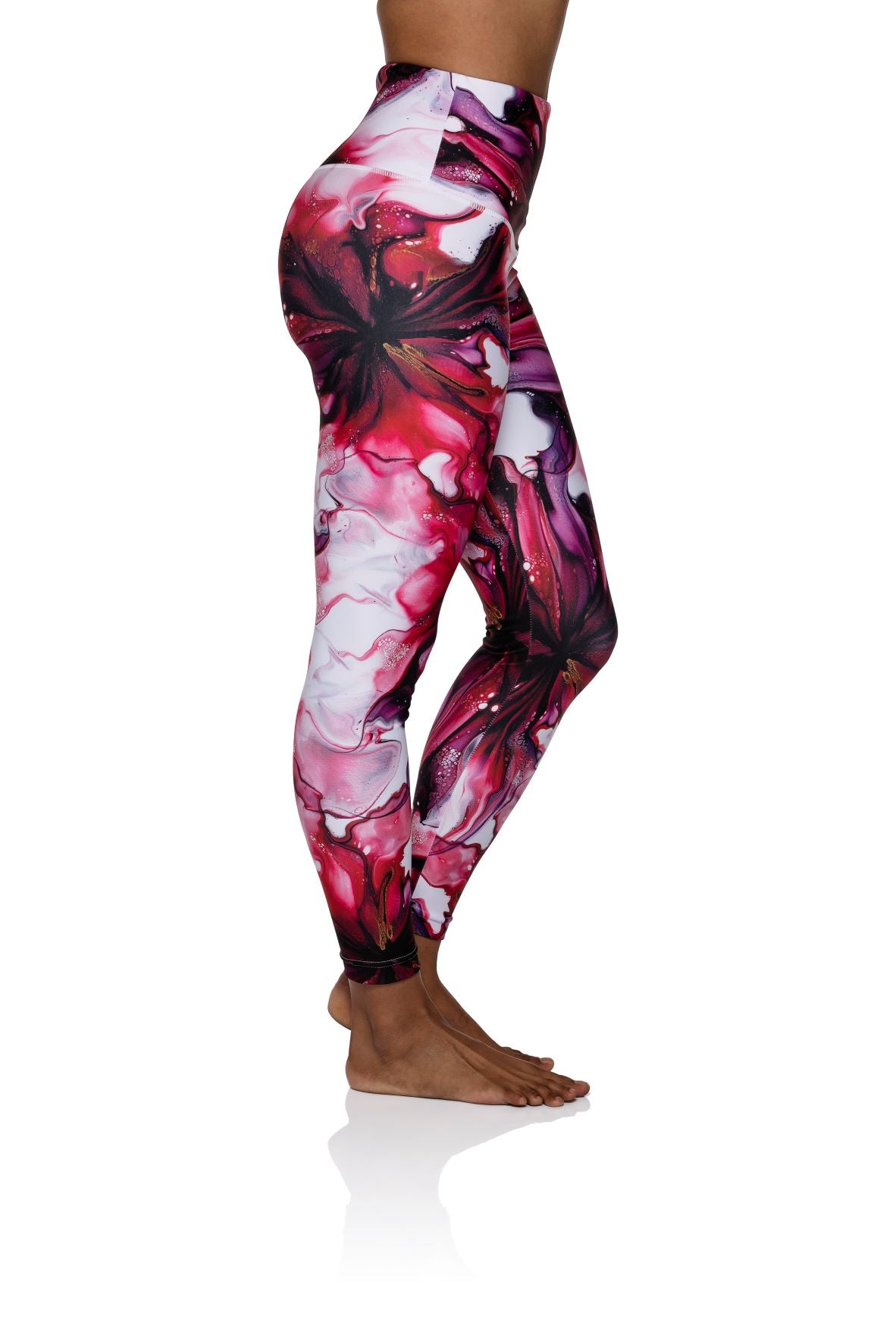 Camellia : Active Leggings - High Rise and Seamless