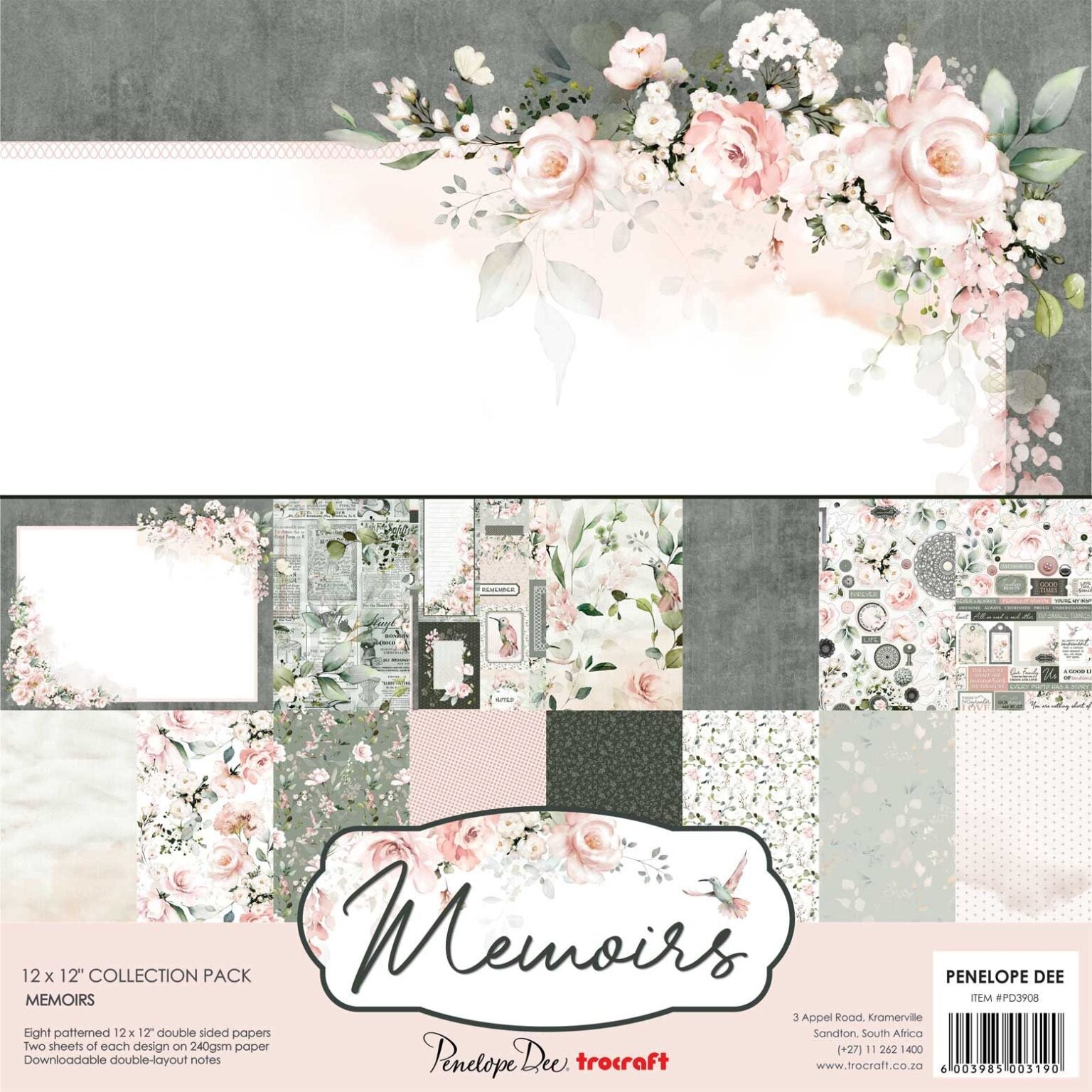Penelope Dee Chipboard - Memoirs 12 x 12 Collection Pack