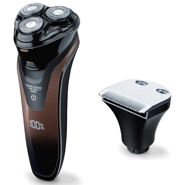 Beurer Rotary Shaver with Beard/Sideburn Styler and Contour Trimmer HR8000