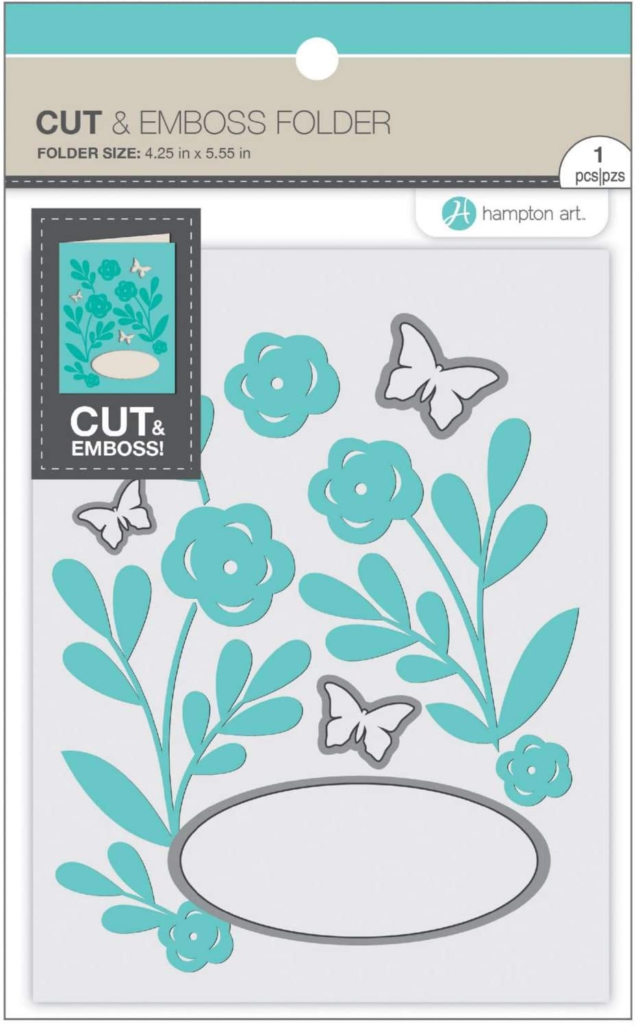 HA Cut & Emboss Folder - Butterfly Florals