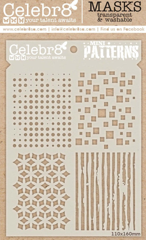 Celebr8 Stencil - Mini Patterns