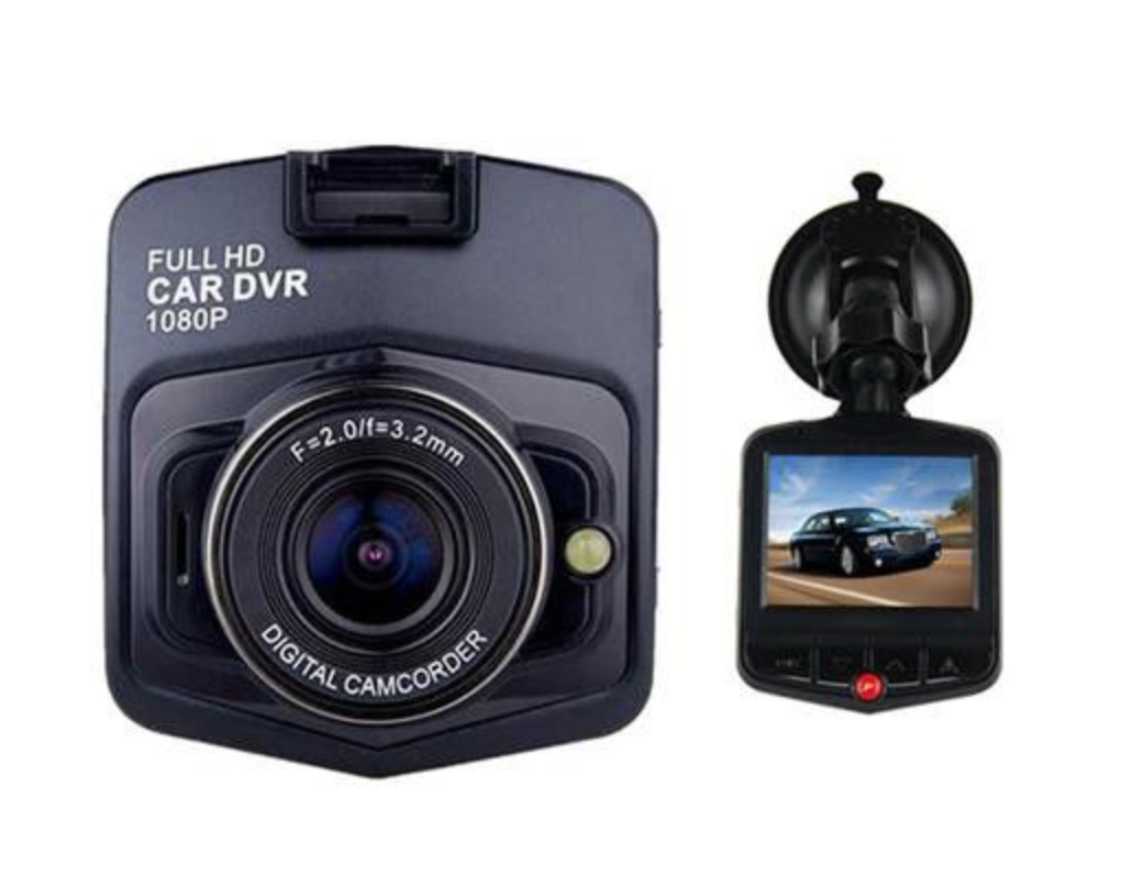 Full HD Car Dash Camera - Vehicle Blackbox DVR - Black
