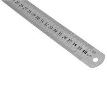 Steel Ruler - 40 cm / 16 inches