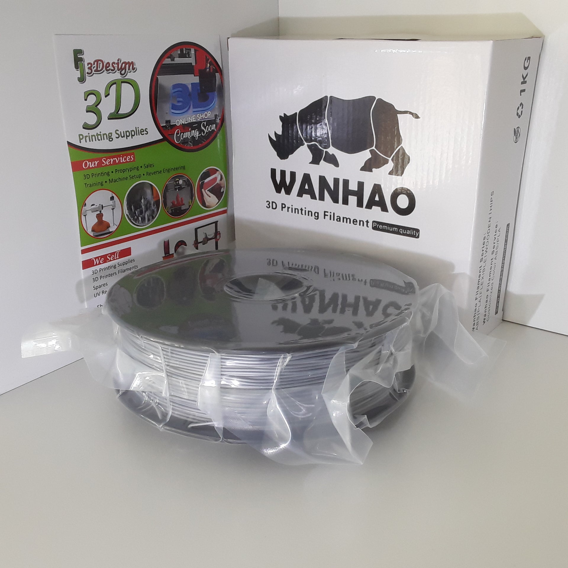 Wanhao PLA+ Silver 1.75mm 1kg