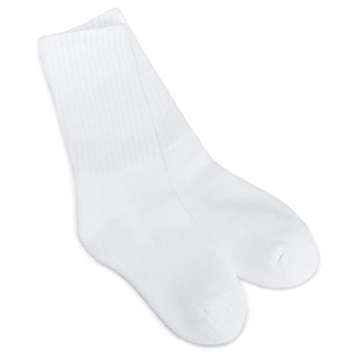 Jefferies Socks Seamless Crew Non-Cushion Socks - White